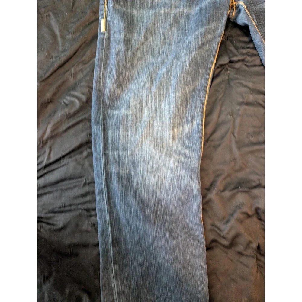 True Religion Rocco Jeans Men's Size 42 Blue Medium Wash Relaxed Skinny Denim